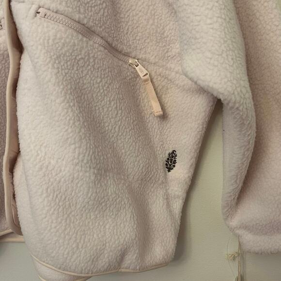 NWT Free People FP Movement X Hatch Hit The Slopes Fleece Jacket Canvas Size S - Picture 7 of 10